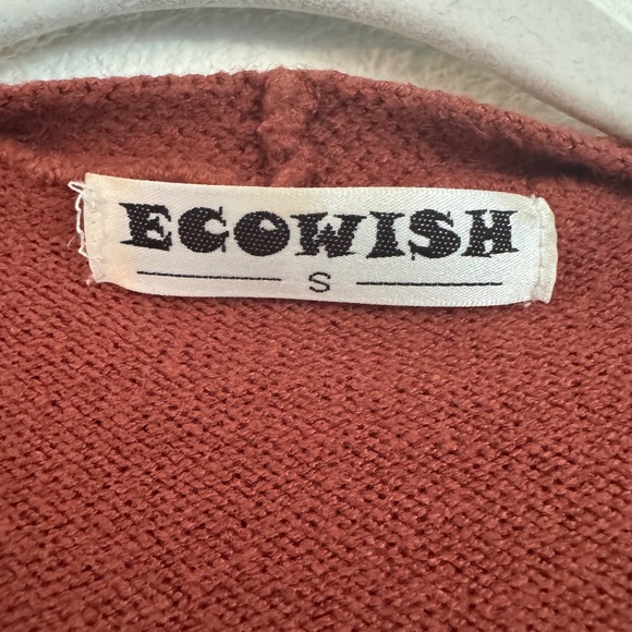 Burnt Orange Cardigan Sweater - Picture 3 of 7